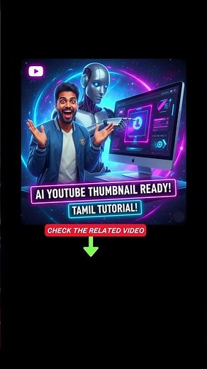 AI YouTube Thumbnail MAKER in Tamil 🤩How To Create AI YouTube Thumbnail For YouTube Videos TAMIL