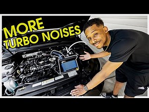 NEW Intake on the MK8 Golf R MORE TURBO NOISES PLEASE!