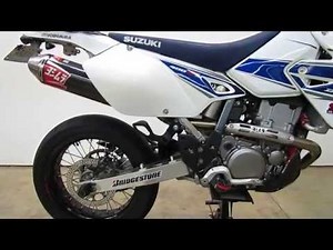 Suzuki DRZ400S DRZ400SM Yoshimura RS2 Exhaust Package Review and Sound Demo by SRmoto.com