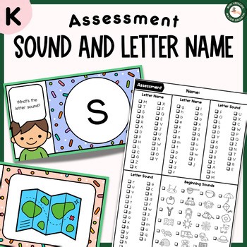 Letter Names and Sounds Assessment Mixed Alphabet Kindergarten Data Tracking