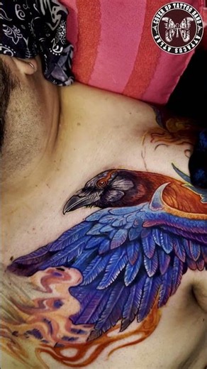 Angel Knight Tattoo Sleeve | Raven Wings & Powerful Custom Design