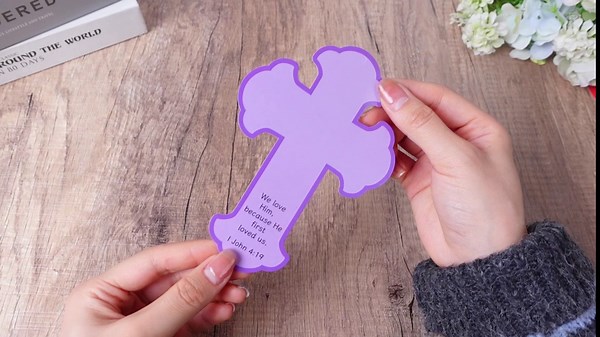 30 Sets Christian Crafts Religious Sunday School Crafts DIY Christian Cross with Nails Hanging Ornament for Vbs Church First Communion Classroom Activities Supplies,5 Style