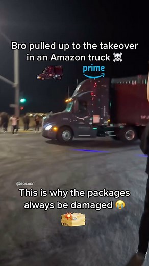 bepis | THIS IS INSANE 😭‼️🚛 - Here’s a step-by-step process of how Amazon delivers packages: 1. **Customer Orders**: You select items and place... | Instagram