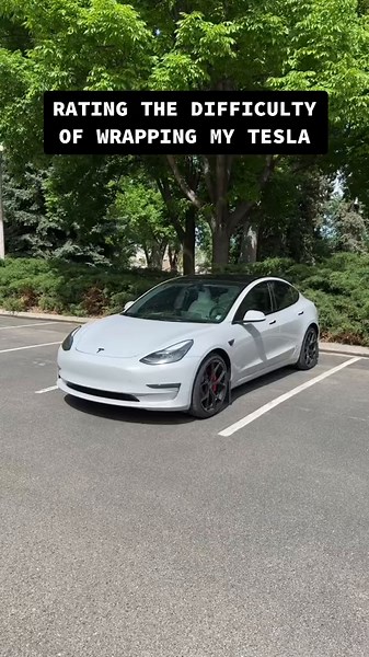 Wrapping My Tesla Model 3: Difficulty Ratings Explained