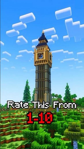 Building BIG BEN in Minecraft 💂