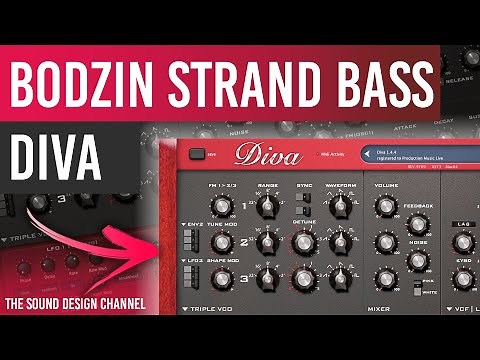 DIVA Tutorial | Melodic Techno Bass | Stefan Bodzin Strand (Afterlife)