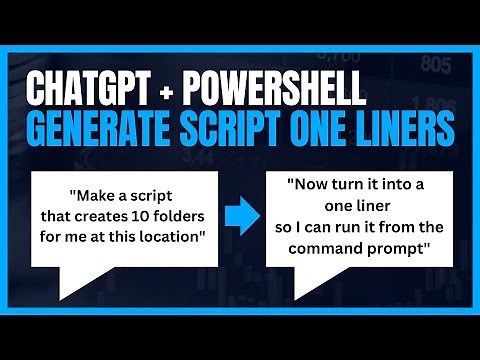 Use ChatGPT to Create PowerShell One-Liners & Run Scripts Directly From the Command Line - Save Time