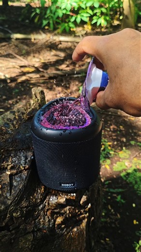 robot with POWER F blue #robot #shorts #jbl