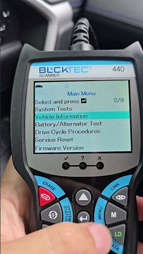 Plug the BLCKTEC 440 scanner into your car and get instant info #obd2 #blcktec