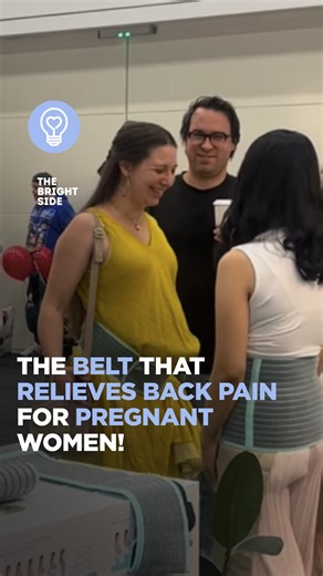 The Bright Side 🍀 on Instagram: "Designed to address the frequent back pain experienced by pregnant women, this belt provides optimal back support, reducing tension and providing comfort. This support allows the back to rest and provides everyday comfort, offering expectant mothers a better quality of life during their pregnancy. A simple but effective invention to make this period even more enjoyable. 🎥 @mooimom.australia Subscribe for ➕positives news ! 🍀"