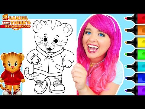 Coloring Daniel Tiger 🐯
