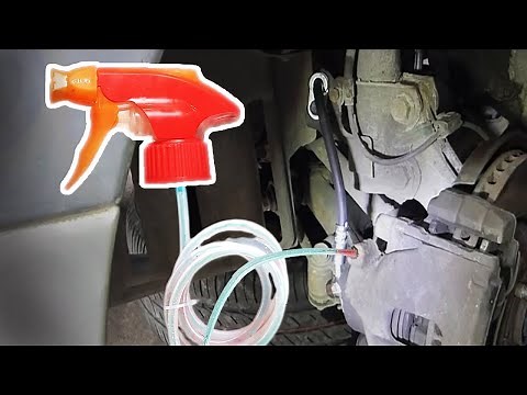 Awesome - Homemade car brake bleeder -- Brake Flush -- Free