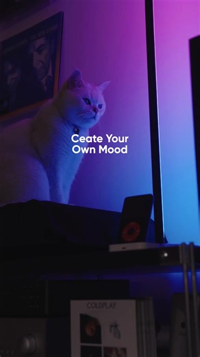 What if your lighting could help set the perfect mood? Meet Nanoleaf Smart Multicolor Floor Lamp. • 16M colors & tunable whites • Music Visualiser & Screen Mirror • Smart home/app enabled | Nanoleaf