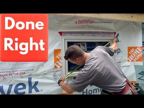 How to Install a Waterproof Window.....the Right Way!