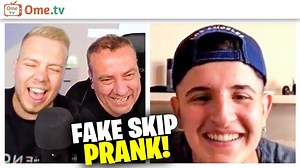 FAKE SKIP PRANK!! OME.TV mit Papa! 😂 | Avive