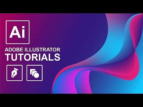 Liquid Color Background With Blend Tool In Adobe Illustrator