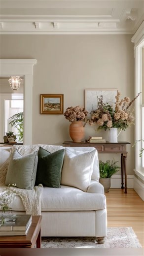 Benjamin Moore Manchester Tan neutral paint color #paintcolor #paintcolour #benjaminmoorepaint