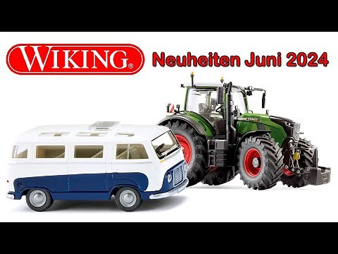 🚜🚚 Wiking Modellauto Neuheiten Juni 2024 | Spur H0 und Spur 1