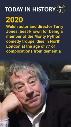 What Happened to Monty Python's Terry Jones? — January 21 #RIP #Legend