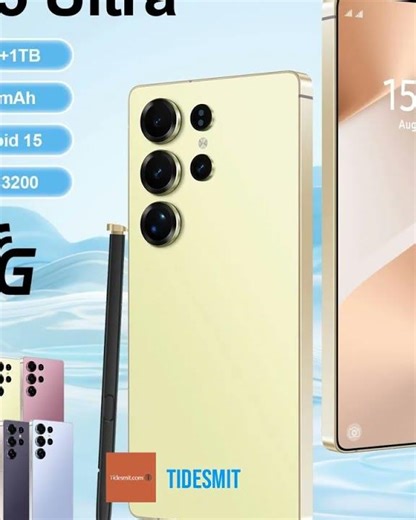 S25 Ultra 5G Smartphone with 16GB RAM and 1TB Storage 6.8 Inch Unlocked Dual SIM Android 15 Mobil...