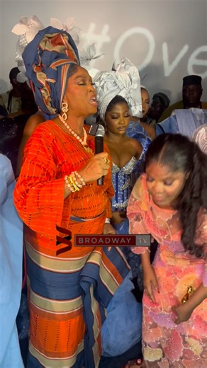Broadway TV on Instagram: "Beautiful Moment when @lola_idije1959 prayed for @toyin_abraham at the Premiere of the most anticipated movie of the year OVERSABI AUNTY Produced and Directed by @toyin_abraham Distributed by @filmoneng #broadwaytv #virałreels #oversabiauntymovie"