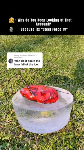 SteelForce — Brutal Crushing Experiments | 🌋 Lava vs. Ice — The Meltdown Nobody Survives ❄️🔥 When a river of molten rock crashes onto solid ice, nature’s extremes collide in an... | Instagram