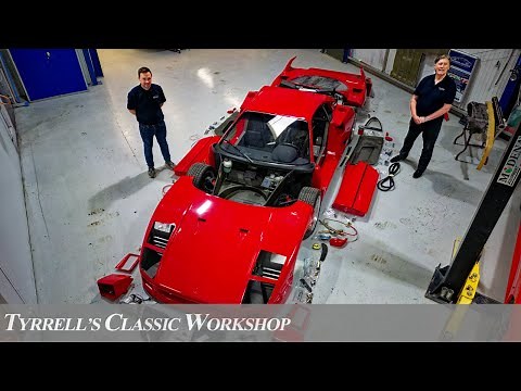 Ferrari F40 Restoration Part 3 - Myth-Busting Carbon Fibre | Tyrrell's Classic Workshop