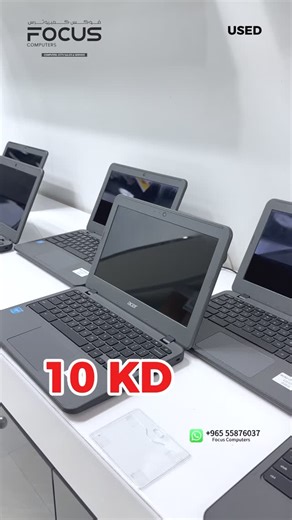 focuscomputersfahaheel on Instagram: "10 KD only ☺️ Used Acer Touch screen Chromebook 12 inches size Free Bag & Charger 🔌 - Warranty available - Delivery available 🚚 Website: www.focusonlinestore.com Order Now Whatsapp: 📞55876037 🚚 Free Deliver Available *Our Location* 🏭️ Focus Computer Fahaheel 📌 Near Xcite Alghanim and oppo to old lulu centre, Fahaheel ☎️ 55876037 #focuscomputer #bestlaptop2025 #trending #video #laptop"