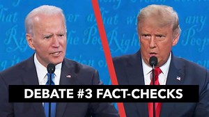 We fact-checked the last debate of 2020 between President Donald Trump and Joe Biden. This debate may have had fewer interruptions than the first, but it was not any more truthful. https://bit.ly/2IScvh7 | PolitiFact