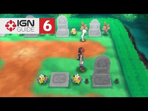 Pokemon: Ultra Sun and Ultra Moon Walkthrough - Route 2 & Hau'oli Cemetery