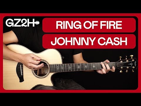 Ring Of Fire Guitar Tutorial Johnny Cash |Easy Chords + Strumming|