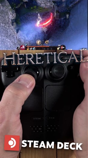 Would You Play It? ⚔️ Heretical ⚔️ Steam Deck Oled #gameplay #games #steamgaming #soulslike
