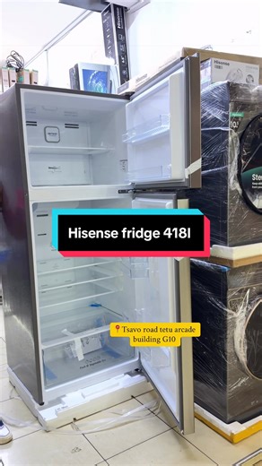 Hisense 418L Double Door Fridge: No Frost, Inverter