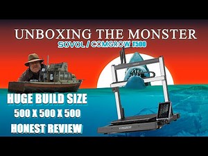 Unboxing a 3D Printing BEAST! The Sovol/Comgrow T500 is a Real JAWS of a Printer!