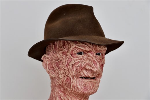 Freddy Krueger Resin Bust and Fedora Set - Etsy