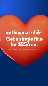 With Optimum Mobile, get a single Unlimited line for just $25/mo. Your search for the perfect Mobile provider is over. | Optimum