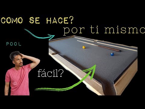 COMO HACER UNA MESA DE BILLAR POOL EN CASA ||1RA PARTE ||TomasVB||