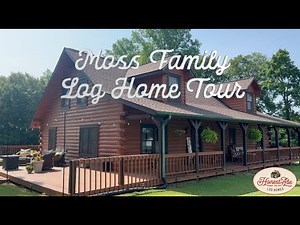 Moss Family Log Home Tour | Honest Abe Log Homes