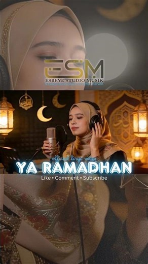 YA RAMADHAN ( Official Lyric Video ) #esm #lyricsvideo #music