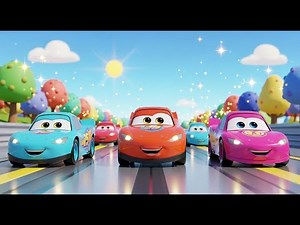 Counting Cars Driving Fast 🚗💨🏎️ | Numbers Song 1 to 10 for Kids