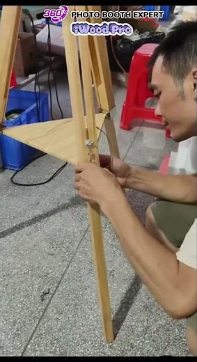 iWood Pro iPad Photo Booth Setup | Modern Wooden Tripod Booth Tutorial #photoboothforsale