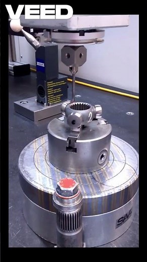 CNC sphere machining and 3D measurements #shorts