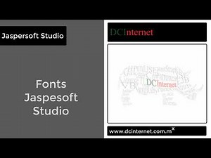 Fonts Jaspersoft Studio.How to create and use a font extension.