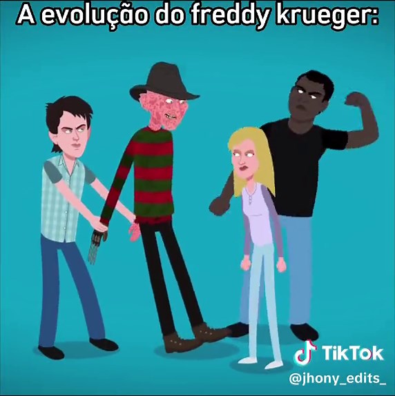 Evolução de Freddy Krueger na Animação