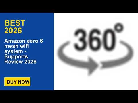 Amazon eero 6 mesh wifi system - Supports Review 2026