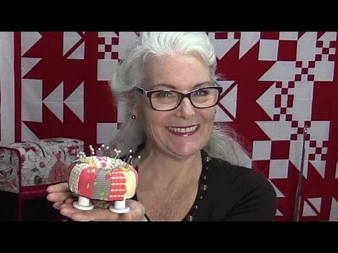 Color Wheel Pin Cushion just like a Mini Tuffet