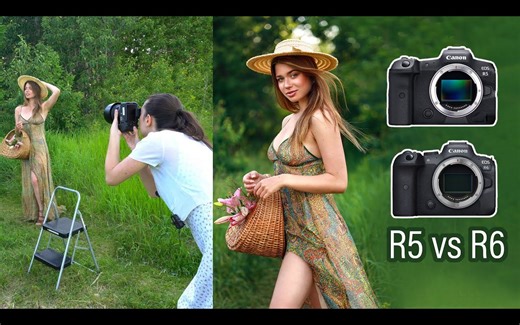 【油管搬运】佳能 EOS R5 & R6 实拍对比测试_哔哩哔哩_bilibili