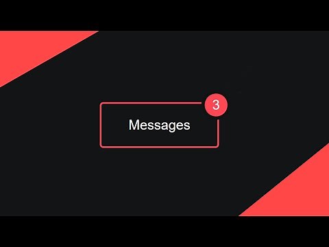 Créer un bouton avec une bulle de notification (Facile - HTML et CSS)