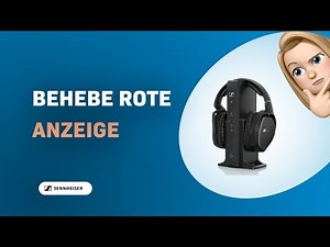 How to fix the red light on Sennheiser RS 175 headphones?