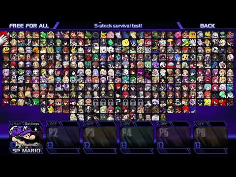 Super Smash Bros Crusade CMC v8 All Characters